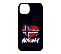 Carcasa para iPhone 14 Plus Orgullo de Noruega Patrimonio Noruego Raíces escandinavas Viajes