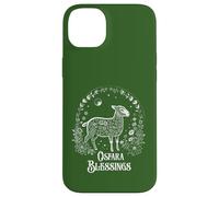 Carcasa para iPhone 14 Plus Ostara Blessings Pagan Spring Lamb Floral Moon Ostara