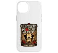 Carcasa para iPhone 14 Plus Our Heroes Remembrance is The Promise We Keep Inspire Cita