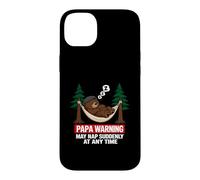 Carcasa para iPhone 14 Plus Papa Bear Warning May Nap Suddenly At Any Time