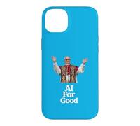 Carcasa para iPhone 14 Plus Papa León XIV AI para el Bien - MAGNIFICA HUMANITAS