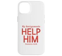 Carcasa para iPhone 14 Plus Parejas cristianas emparejadas la Llevan y lo ayudan Génesis 2