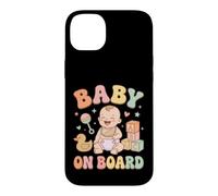Carcasa para iPhone 14 Plus Pastel Groovy Baby Toy Blocks Sonajero Diseño