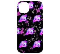 Carcasa para iPhone 14 Plus Patrón de Calavera de Galaxia, Rosas, Pastel, gótico, diseño estético