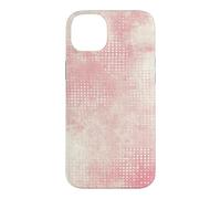Carcasa para iPhone 14 Plus Patrón Retro Vintage Rosa y Crema Envejecido