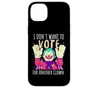 Carcasa para iPhone 14 Plus Payaso Aterrador No Quiero Votar por Otra votación de Payaso