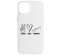Carcasa para iPhone 14 Plus Paz Amor Trompeta Orgulloso Hombres Mujeres Trompetista
