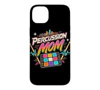 Carcasa para iPhone 14 Plus Percusión Mamá Divertido Baterista Música Padre Humor
