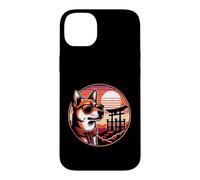 Carcasa para iPhone 14 Plus Perro en el Gran Santuario de Inari, Fushimi Japón Kioto
