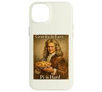 Carcasa para iPhone 14 Plus Pi Day Gravity is Easy Pi es difícil Divertido Newton Science Pun