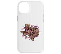 Carcasa para iPhone 14 Plus Pink Leopard Ella es de Texas I Can Tell