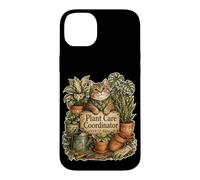Carcasa para iPhone 14 Plus Plant Care Coordinator Gato Plantas Casa