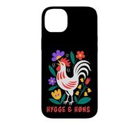 Carcasa para iPhone 14 Plus Pollos de Patio Trasero Hygge Arte Popular Gallo