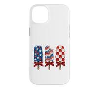 Carcasa para iPhone 14 Plus Popsicle Patriotic Stars Stripes USA