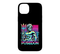 Carcasa para iPhone 14 Plus Poseidón Mitología Griega Antigua Grecia Estilo Vaporwave