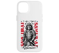 Carcasa para iPhone 14 Plus Póster de Historia marcial de Samurai Warrior Bold Ink