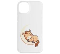 Carcasa para iPhone 14 Plus Potro Dormido en la Luna - Ilustración Animal