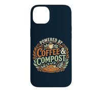 Carcasa para iPhone 14 Plus Powered by Coffee & Compost Funny Gardener
