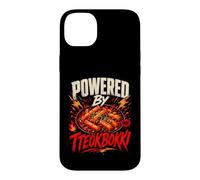 Carcasa para iPhone 14 Plus Powered by Tteokbokki Funny Korean Food Saying Humor Joke G