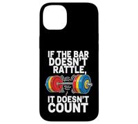 Carcasa para iPhone 14 Plus Powerlifting Gym Humor Heavy Barbell Weightlifting