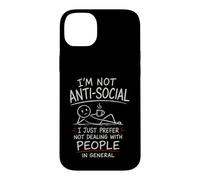 Carcasa para iPhone 14 Plus Prefiero no Tratar con Gente Divertido Anti-Social