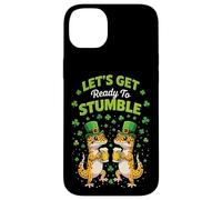 Carcasa para iPhone 14 Plus Preparémonos para tropezar con Geckos Party Día de San Patricio