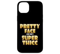 Carcasa para iPhone 14 Plus Pretty Face and Shes Super Thicc Funny Video Thick Meme