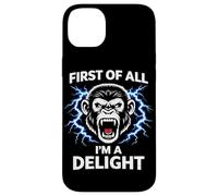 Carcasa para iPhone 14 Plus Primero Que Nada Soy Un Delight Angry Monkey Divertido Humor Broma