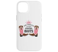 Carcasa para iPhone 14 Plus Princesa Cowgirl Botas Western Country Rodeo Girl