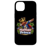 Carcasa para iPhone 14 Plus Príncipe haitiano Dabbing Día de la Bandera de Haití Orgullosos Niños