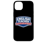 Carcasa para iPhone 14 Plus Profesor de inglés Porque los Profesores de matemáticas Necesitan héroes Demasiado Divertidos