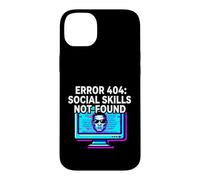 Carcasa para iPhone 14 Plus Programmer Introvert Error 404 Social Skills Not Found