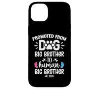 Carcasa para iPhone 14 Plus Promoted from Dog Big Brother to Human Brother EST. 2026 Bro