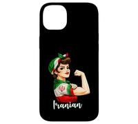 Carcasa para iPhone 14 Plus Proud Strong Iranian Girl Woman Girlfriend Iran Flag