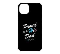 Carcasa para iPhone 14 Plus Proud To Be His Dad Transgender Pride Flag Trans Hijo