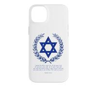 Carcasa para iPhone 14 Plus Psalms 122:6-9 Star of David Israel Bible Verse Hindi