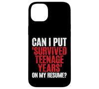 Carcasa para iPhone 14 Plus ¿Puedo Poner los años de adolescencia sobrevividos en mi currículum Adolescente