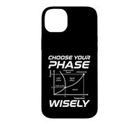 Carcasa para iPhone 14 Plus Punto Triple Diagrama de Fase Nerd Termodinámica