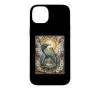 Carcasa para iPhone 14 Plus Quetzalcóatl Dios Azteca Mitología Myan Inca Christian Floral