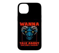 Carcasa para iPhone 14 Plus ¿Quieres Hablar de Nuestro Señor? Satanic Goat Baphomet