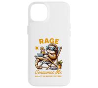 Carcasa para iPhone 14 Plus Rage Consumes Me Well It Did Before I Retired Chilling Sloth
