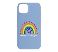 Carcasa para iPhone 14 Plus Raised to Love You 2 Moms Love My Two Mommies Pride Mom LGBT