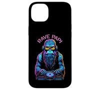 Carcasa para iPhone 14 Plus Rave Papi EDM Music Festival Bigfoot Sasquatch Equalizer DJ