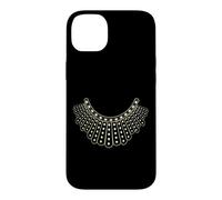 Carcasa para iPhone 14 Plus RBG Ruth Bader Ginsburg Dissent Collar patrón