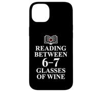 Carcasa para iPhone 14 Plus Read Between The Wines 6 7 Reading 6-7 Just One More Chapter