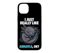 Carcasa para iPhone 14 Plus Realmente Me Gustan Axolotls Ok Animal Lindo Enigma Axolotl