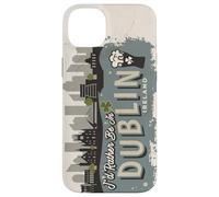 Carcasa para iPhone 14 Plus Recuerdo Vintage I'D Rather Be In Dublin Irlanda