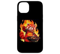 Carcasa para iPhone 14 Plus Red Panda Cooking Grill BBQ Funny Gift Red Panda