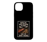 Carcasa para iPhone 14 Plus Red River Flows Take The Dirt Road Humor Adulto