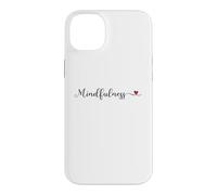 Carcasa para iPhone 14 Plus Regalo de tipografía de corazón Mindfulness